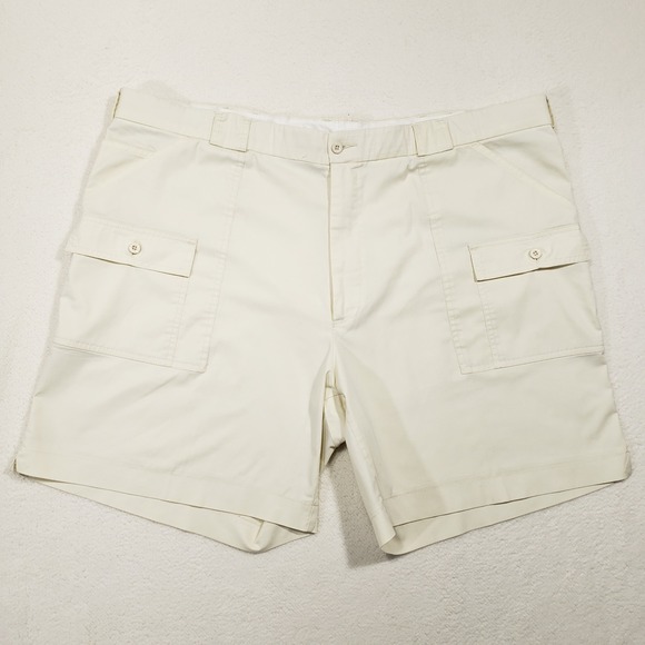 Sportif USA Other - Sportif USA Cargo Shorts Mens‎ 46 Ivory Off White Stretch Utility Hiking Pockets